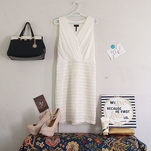 Laundry By Shelli Segal White & Cream Sequin  Dress!*